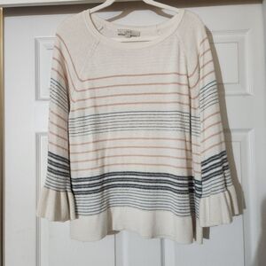 LOFT Beige Knit Top